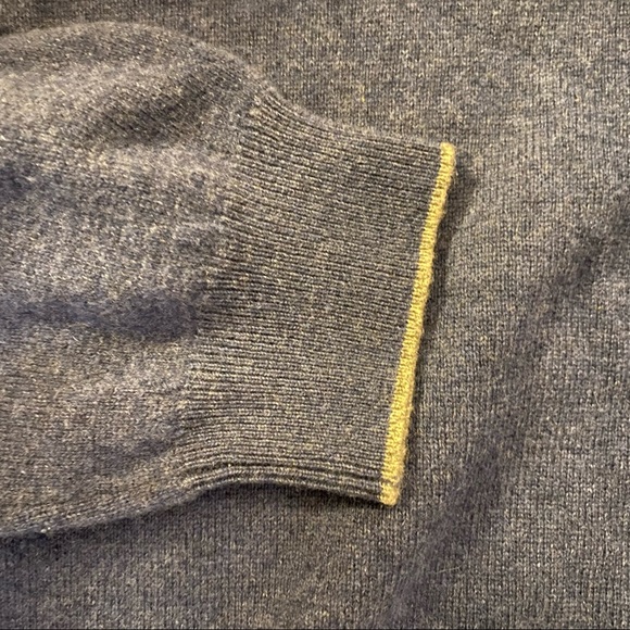 Ermengildo Zegna Men’s Blue Wool/Cashmere Sweater - Picture 4 of 5
